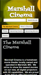 Mobile Screenshot of moviesinmarshall.com